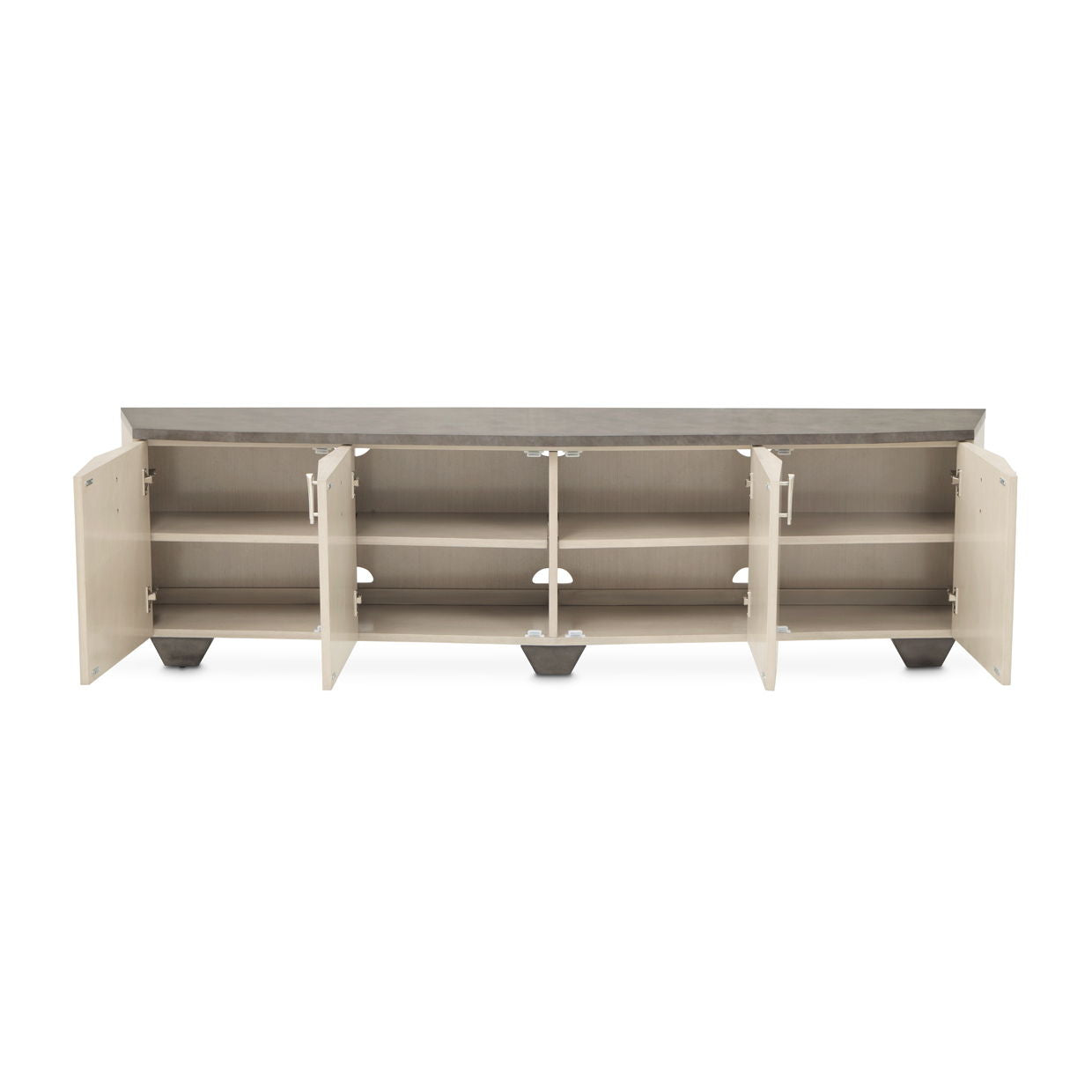 Fantosini - Media Cabinet - Silver Mist