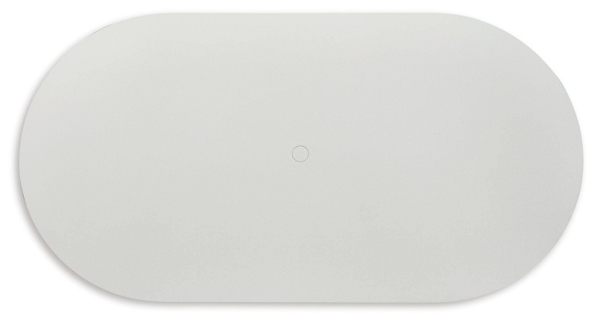 Seton Creek - Oval Dining Table With Umb Opt - White