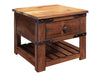Parota - End Table - Cinnamon Brown