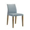 Elyza - Full Back Top Grain Leather Upholstered Wood Dining Chairs (Set of 2)