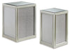 Traleena - Nesting End Tables (Set of 2) - Silver Finish