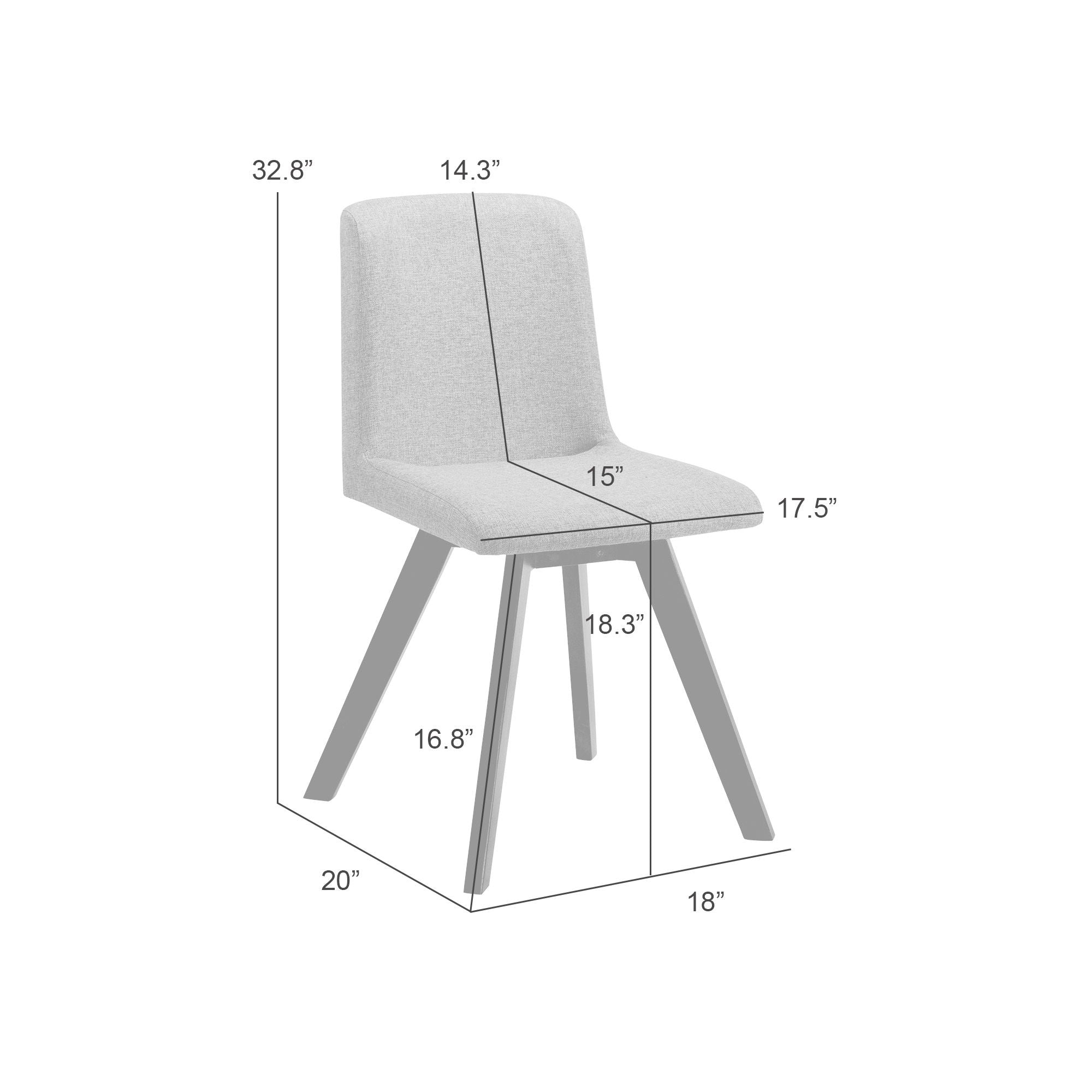 Gina - Upholstered Dining Chair (Set of 4)