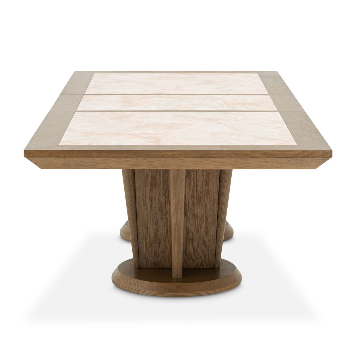 Portrait - Wide Rectangular Dining Table - Sienna Brown
