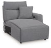 Modmax II - RAF Press Back Power Chaise - Salt And Pepper