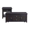 Kendyl - 2 Piece Occasional Table Set Coffee Table & End Table - Espresso