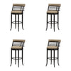Telia - Upholstered Swivel Bar Height Barstool