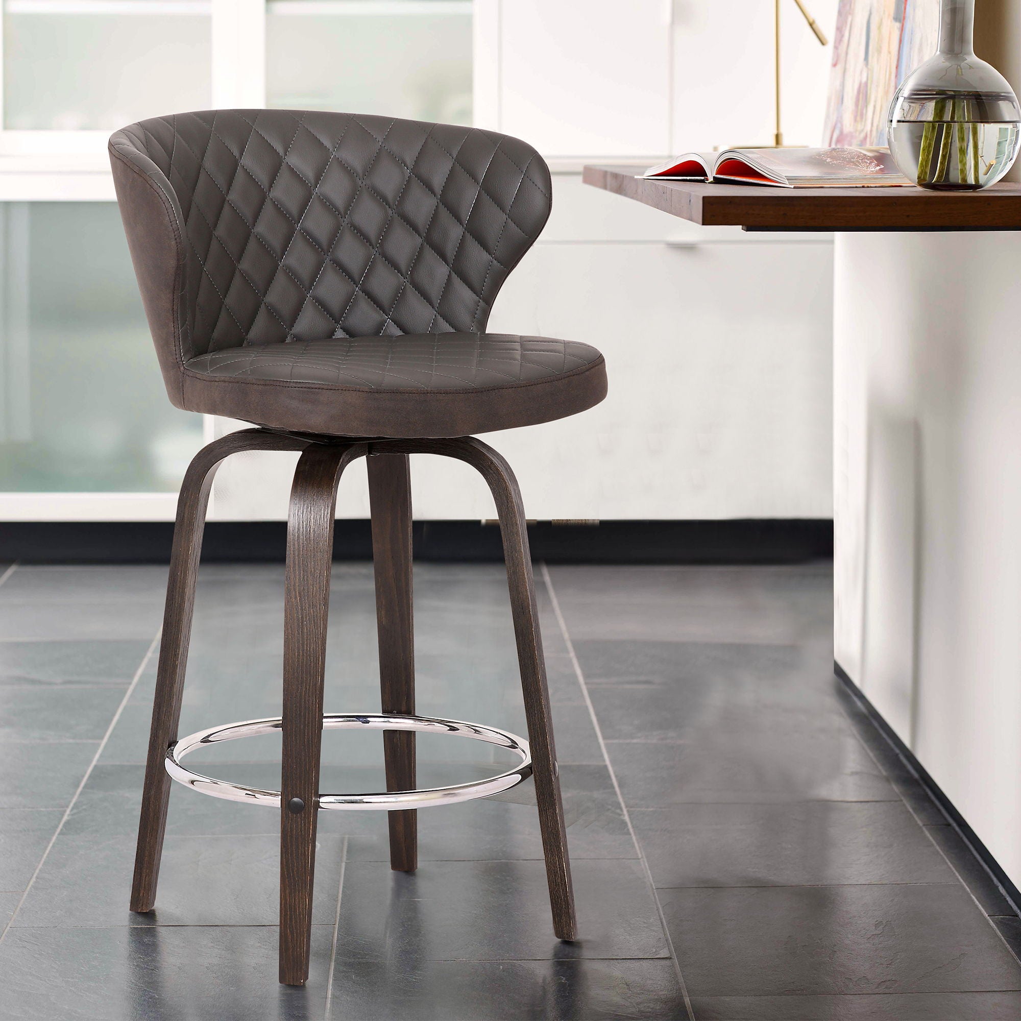 Mynette - Swivel Bar Stool