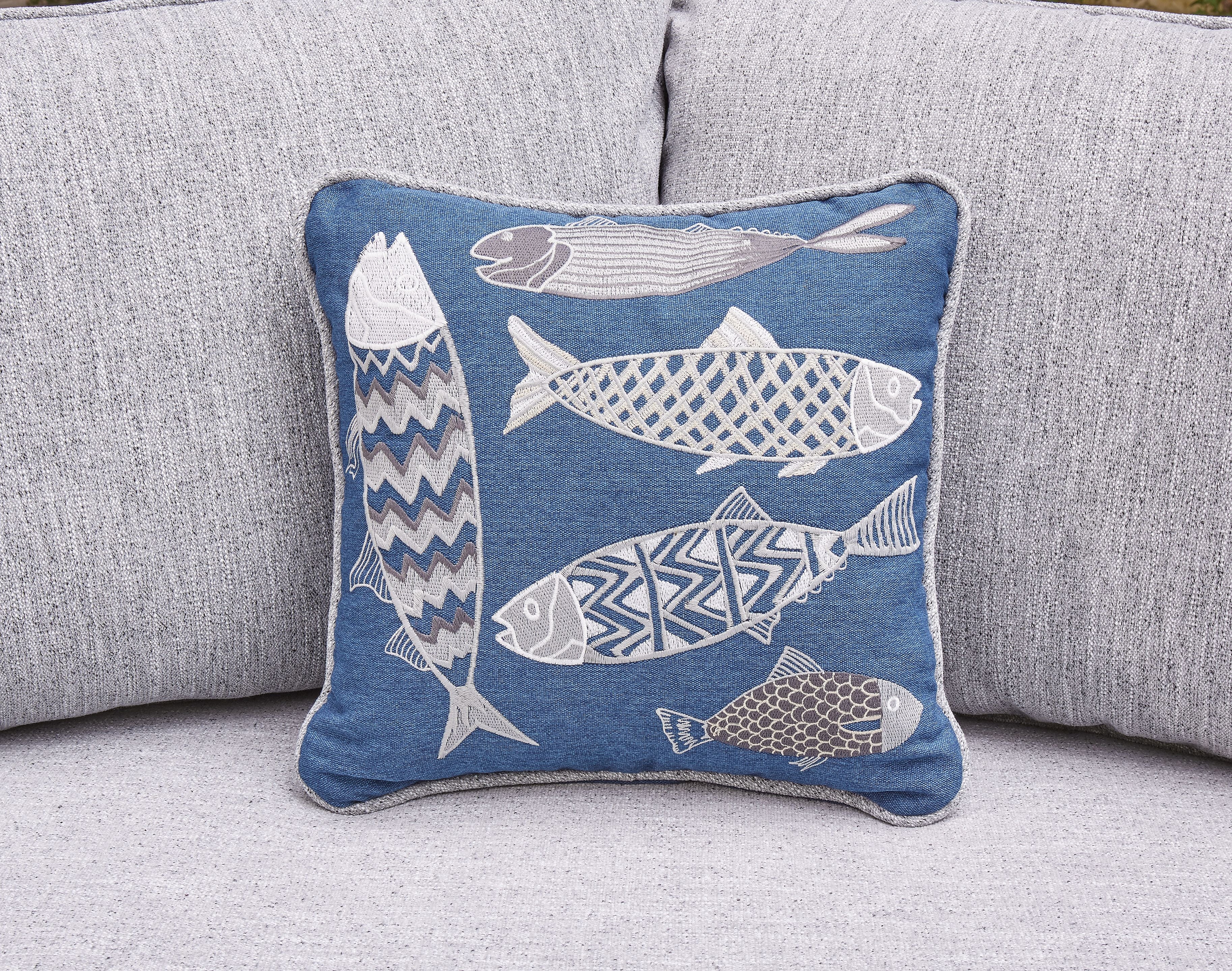 Naples Beach - RAF/LAF Loveseat w/Cush (Set of 2) - Light Gray