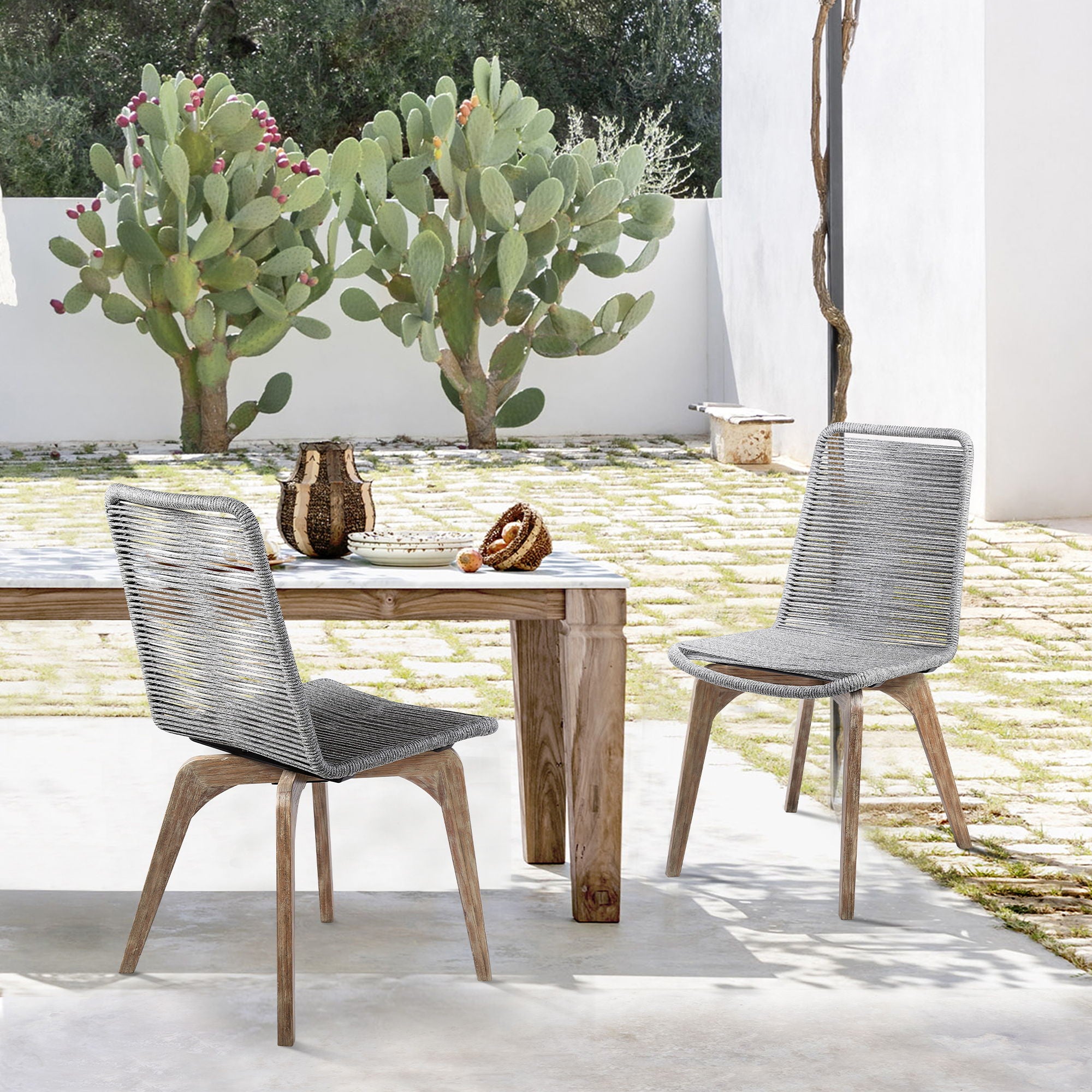 Island - Outdoor Rope Dining Chairs (Set of 2)