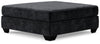 Lavernett - Oversized Accent Ottoman - Charcoal