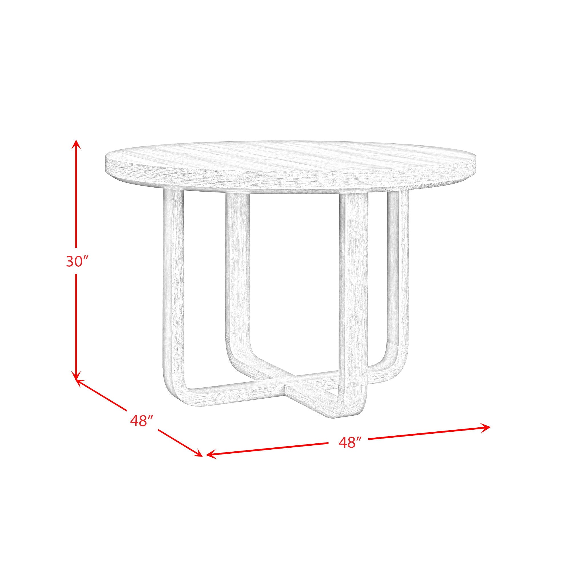 Ridgemont - 5 Piece Standard Height Dining Set (Round Table And Four Chairs) - Natural