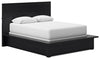 Londer - Queen Panel Bed - Black