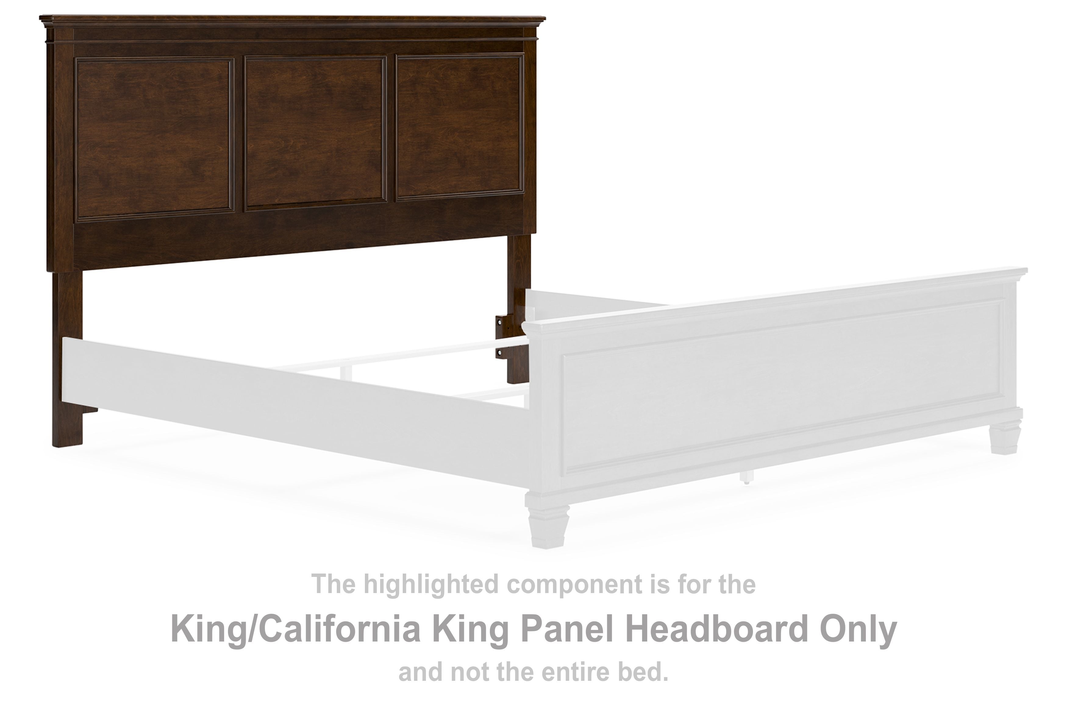 Danabrin - King/Cal King Panel Headboard - Brown