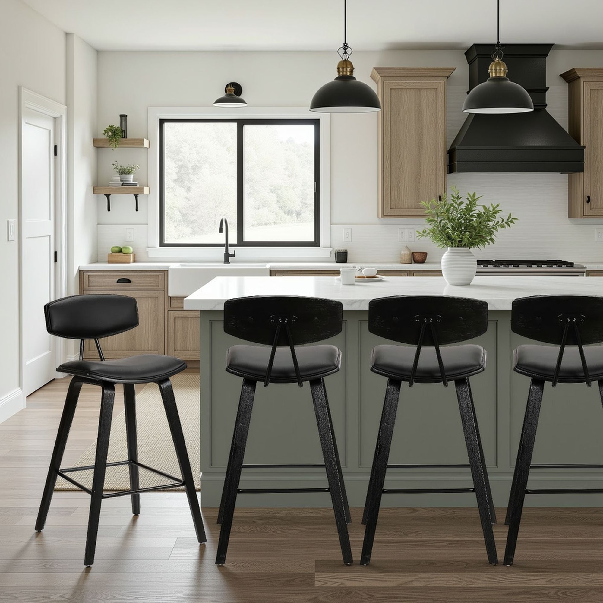 Fox - Mid-Century Modern Counter Stool