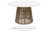 Orchard Beach - Round Dining Room Table Base - Beige
