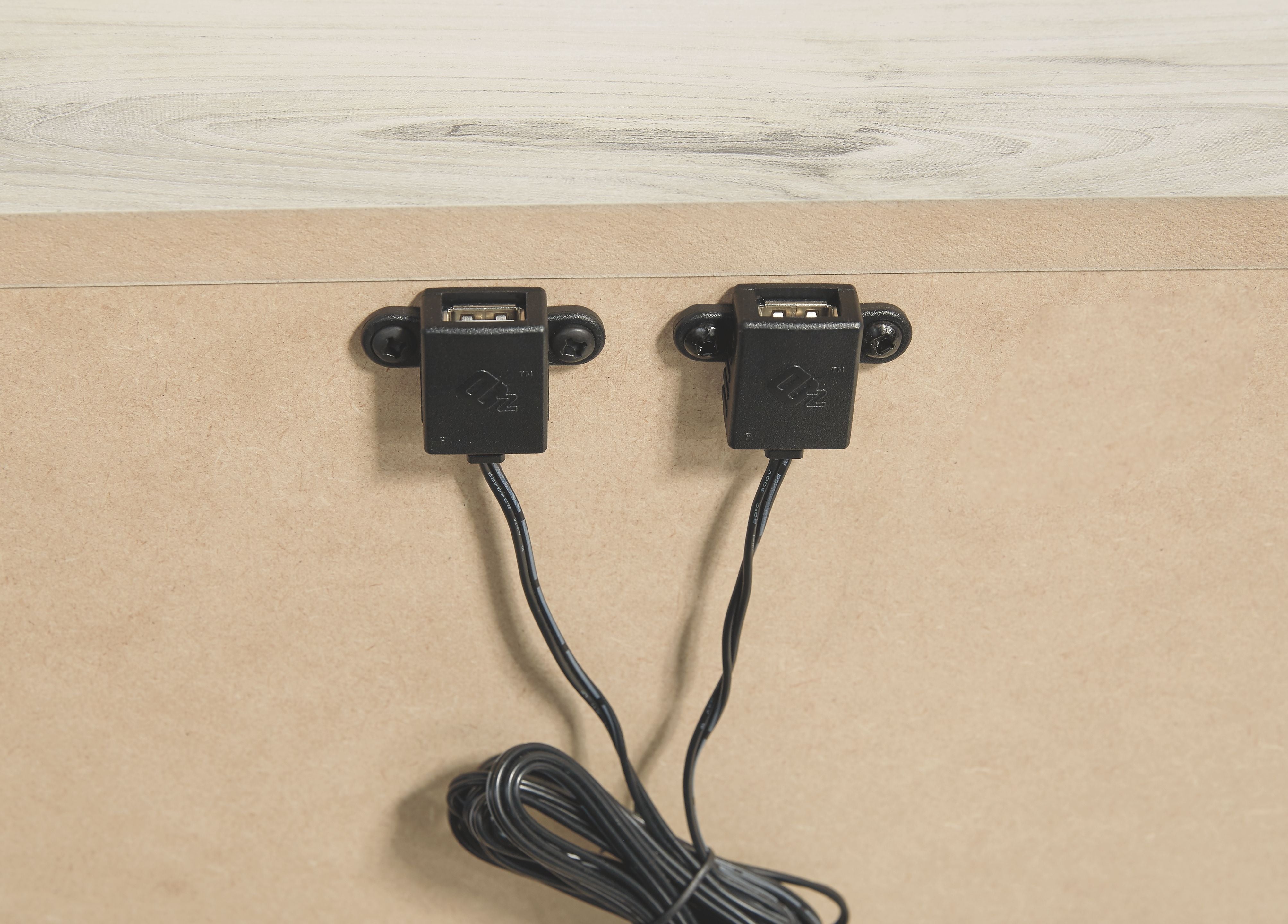 Cambeck - Two Drawer Night Stand - Whitewash