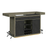 Jemma - Bar Table With Light - Gray And Dark Espresso