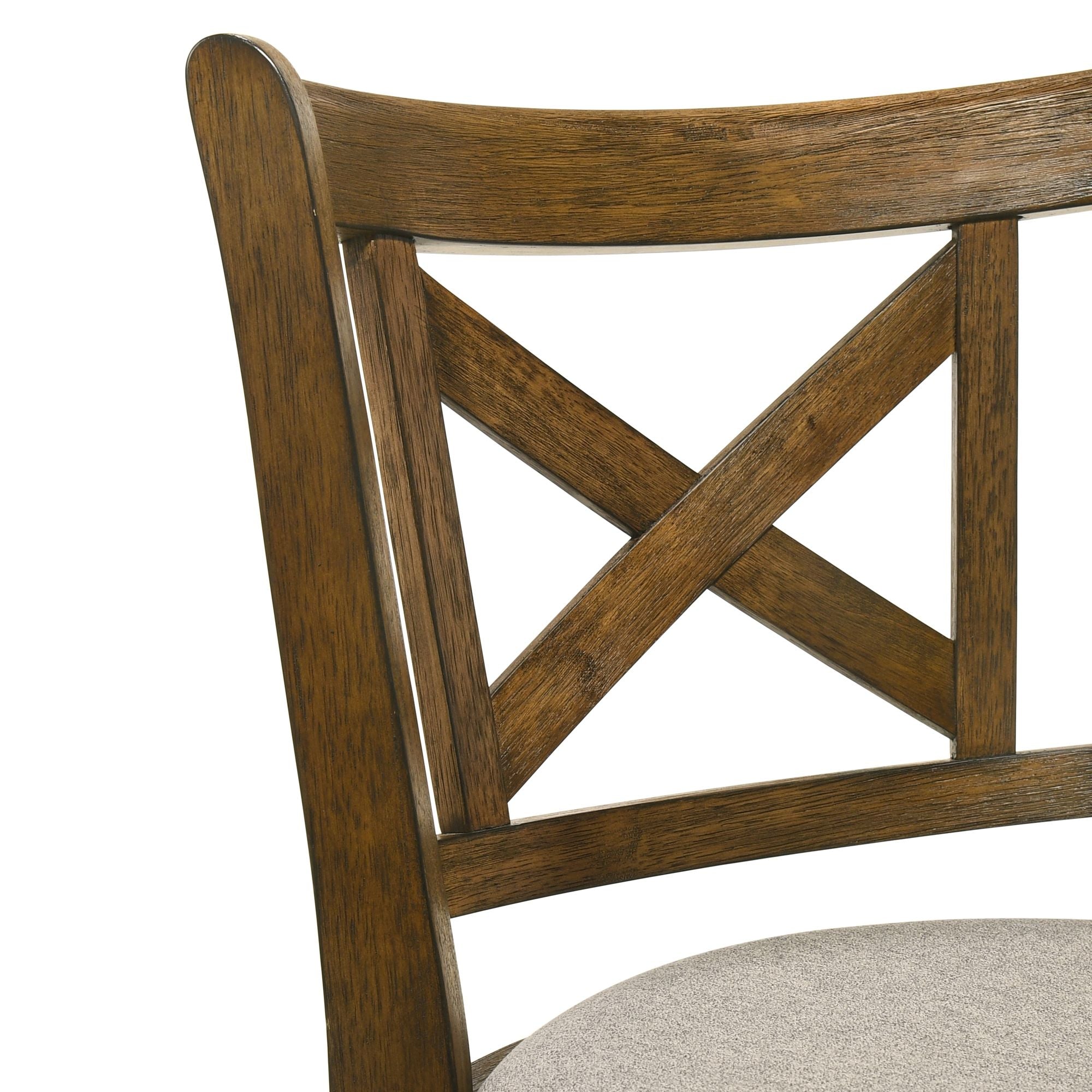 Kodi - Modern Farmhouse Swivel Wood Bar Height Kitchen Bar Stool