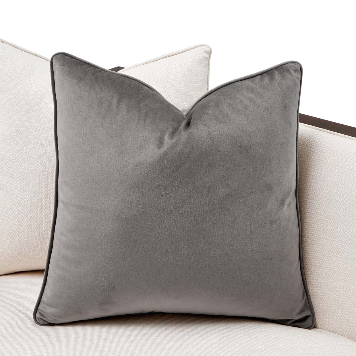 Belmont Place - Sofa - Cream / Espresso