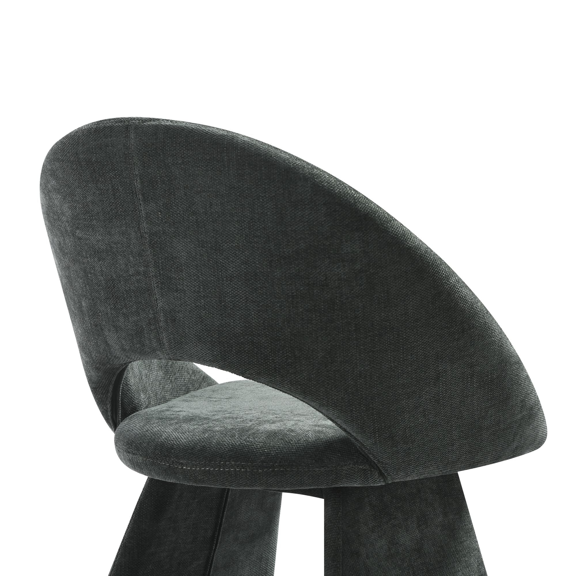 Angelina - Modern Curved Back Upholstered Dining Chair