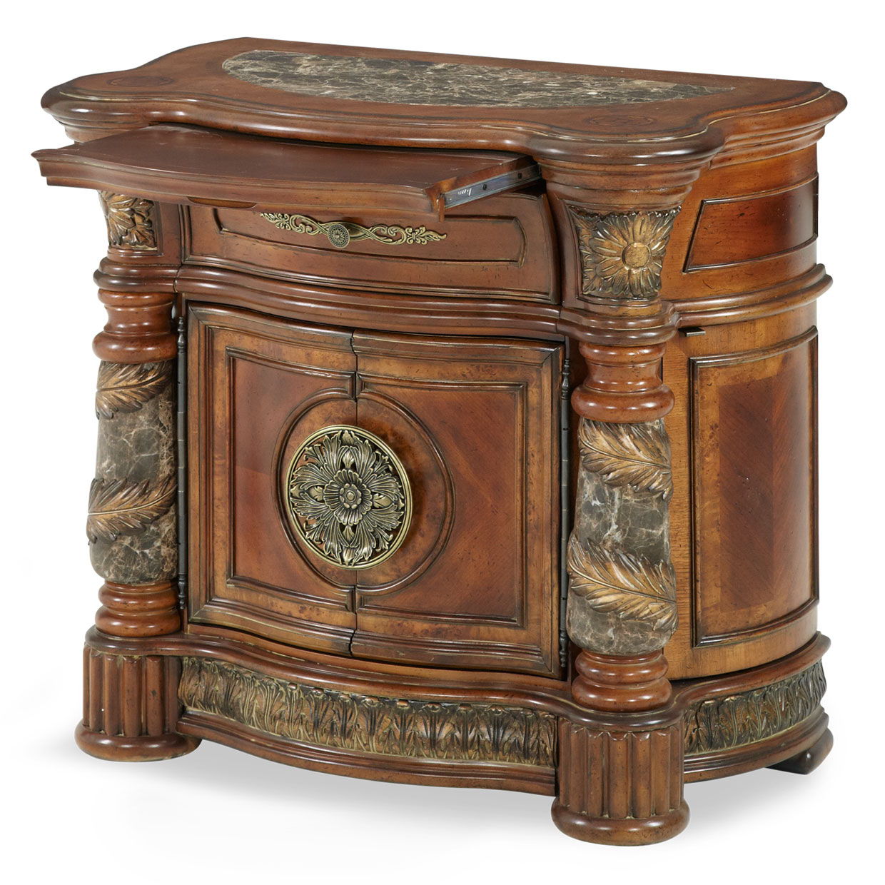 Villa Valencia - Bedside Chest, Mirror