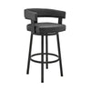 Cohen - Swivel Bar Stool - Black Finish
