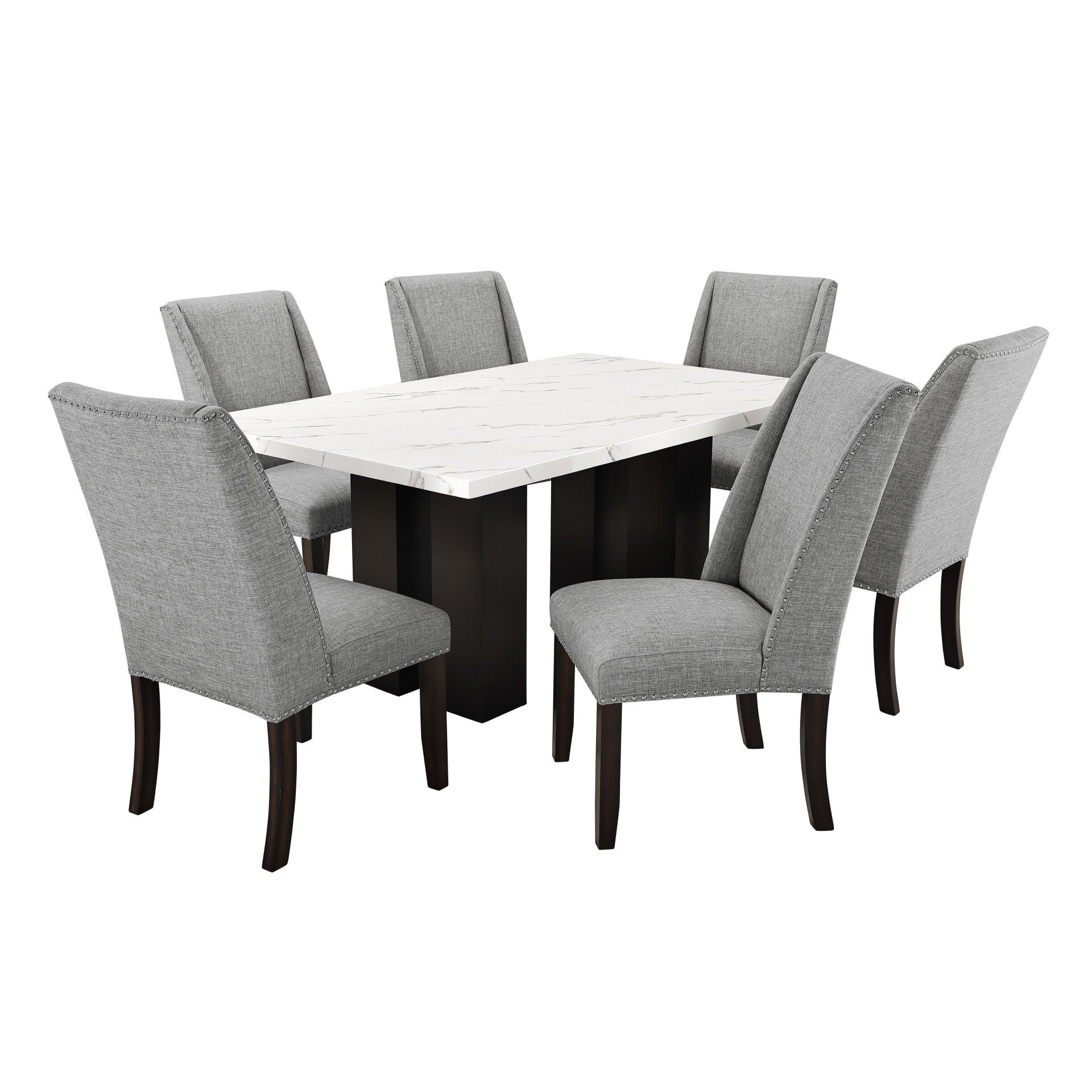 Faust - Dining Chair (Set of 2) - Gray