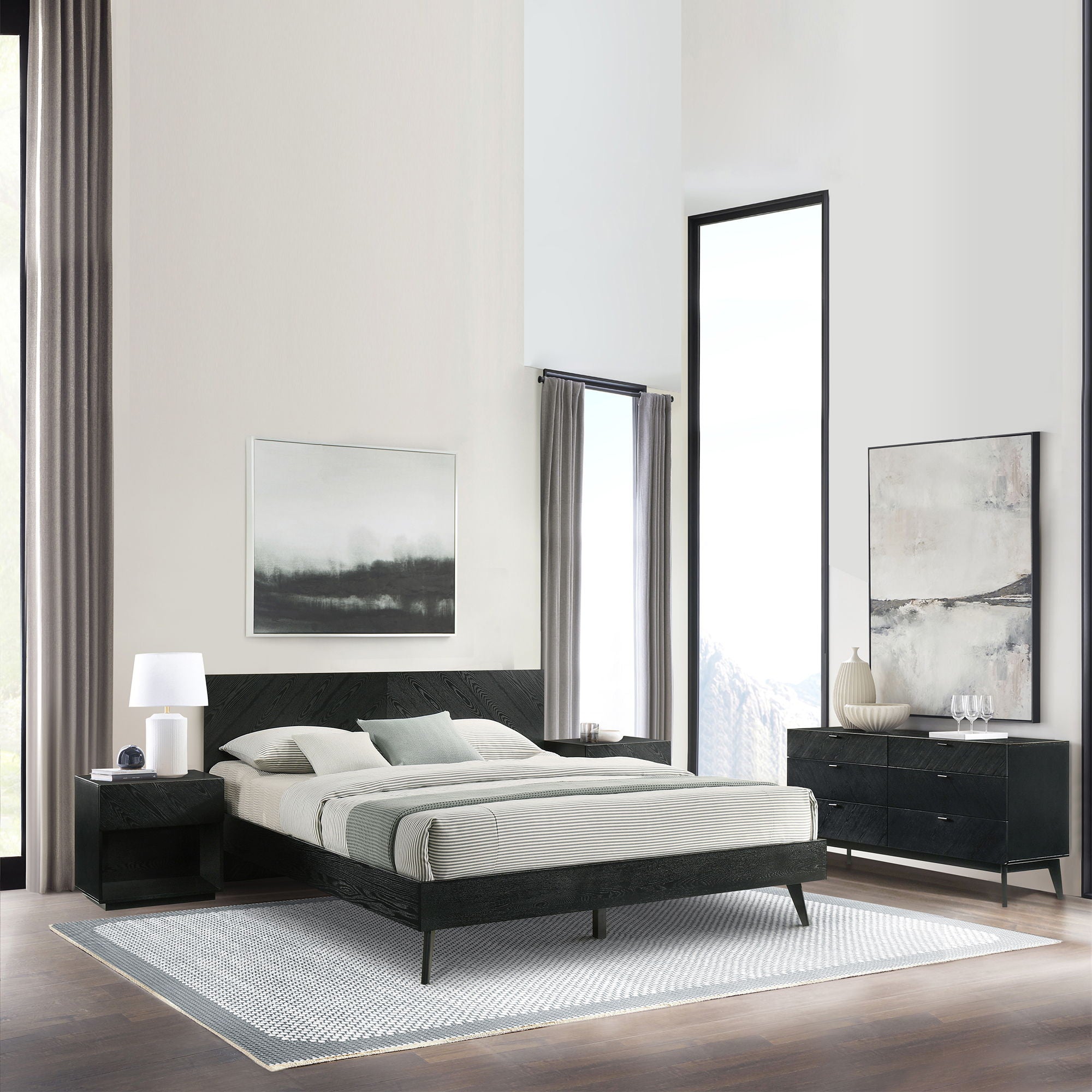 Petra - Platform Wood Bed Frame