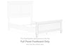 Fortman - Full Panel Footboard - White