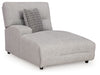 Acklen Place - Laf Power Reclining Back Chaise - Pewter