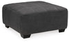 Ambee - Oversized Accent Ottoman - Slate