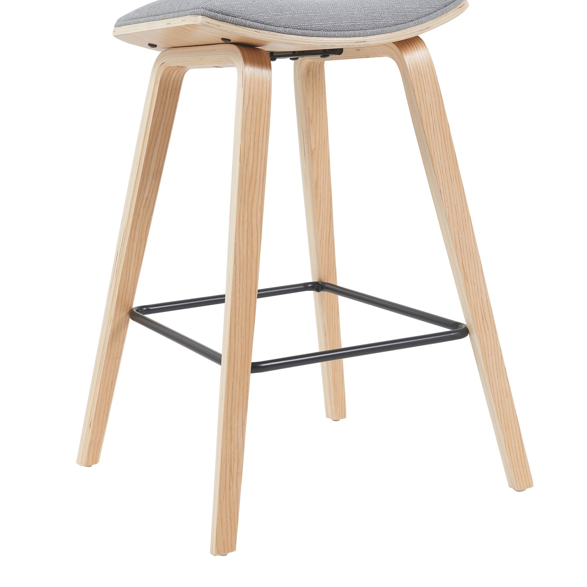 Fox - Swivel Bar Height Stool - Light Brown