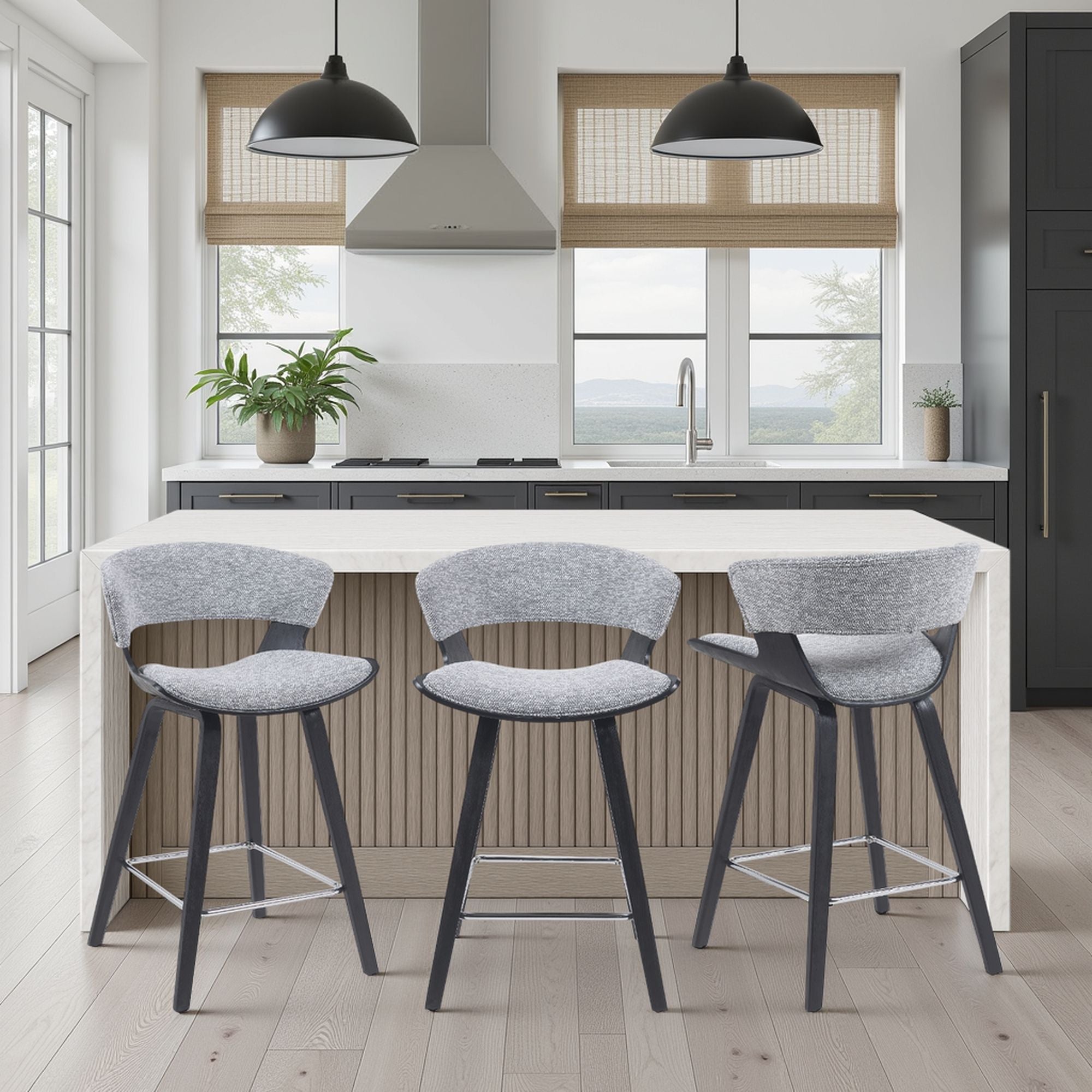 Jagger - Modern Barstool With Black Frame