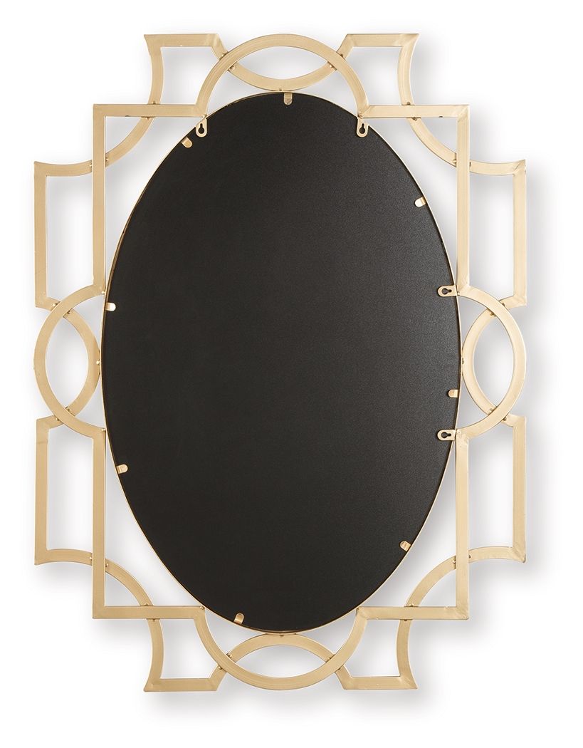 Fulkmore - Accent Mirror - Antique Gold Finish