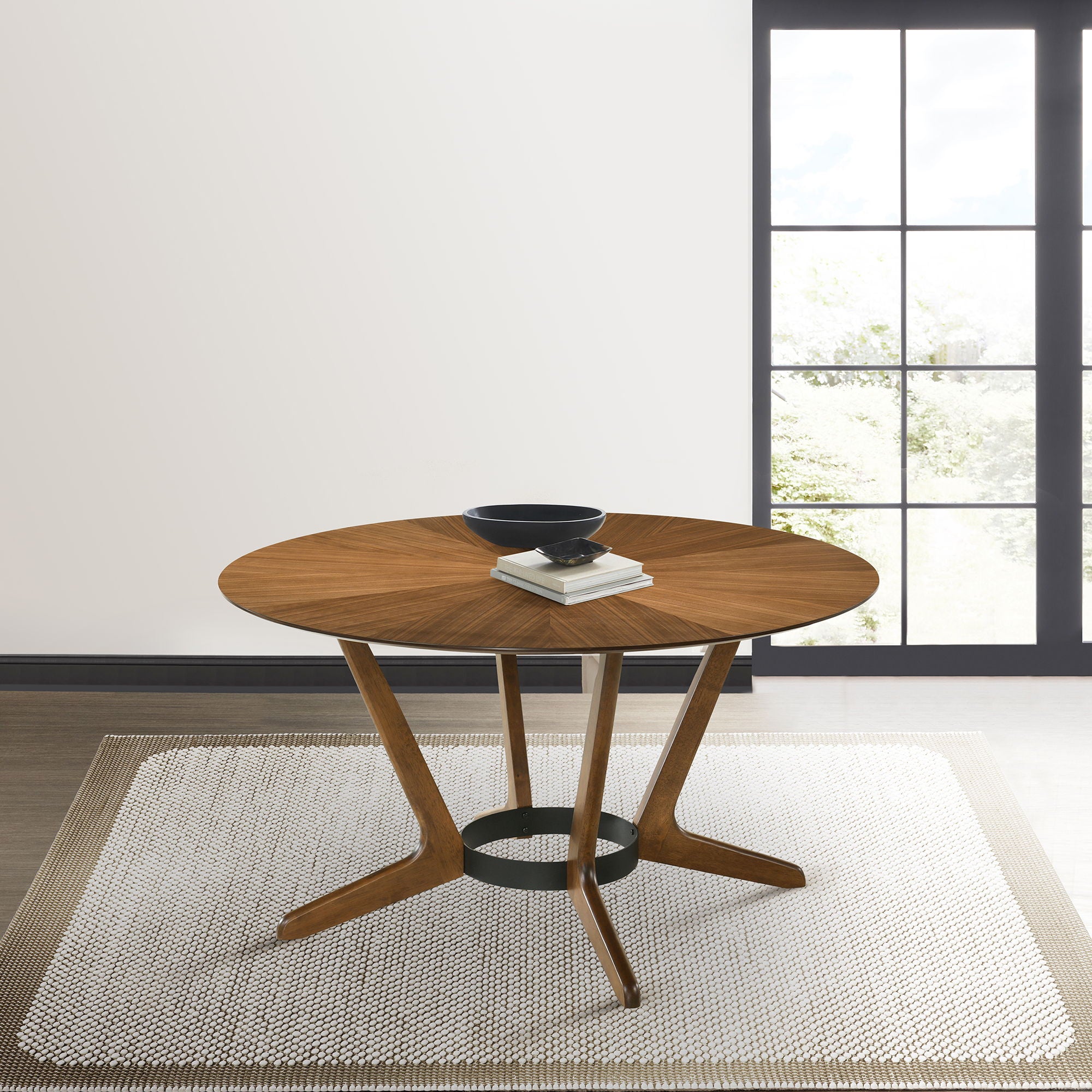 Santana - Round Wood Dining Table