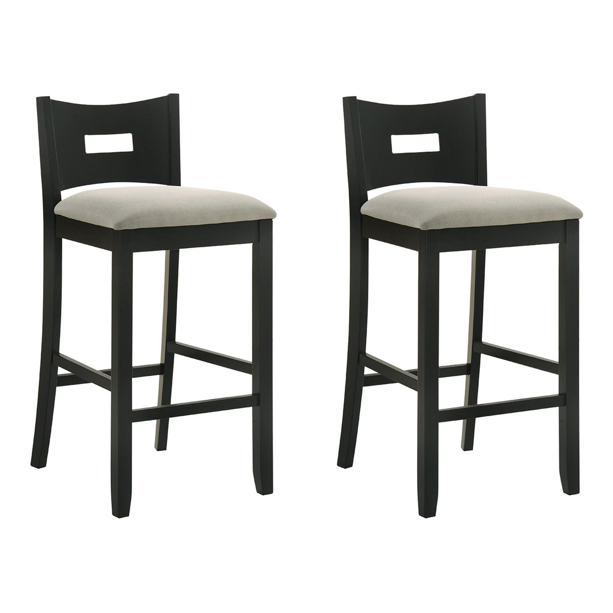 Ren - 30" Bar Height Rubberwood Barstool