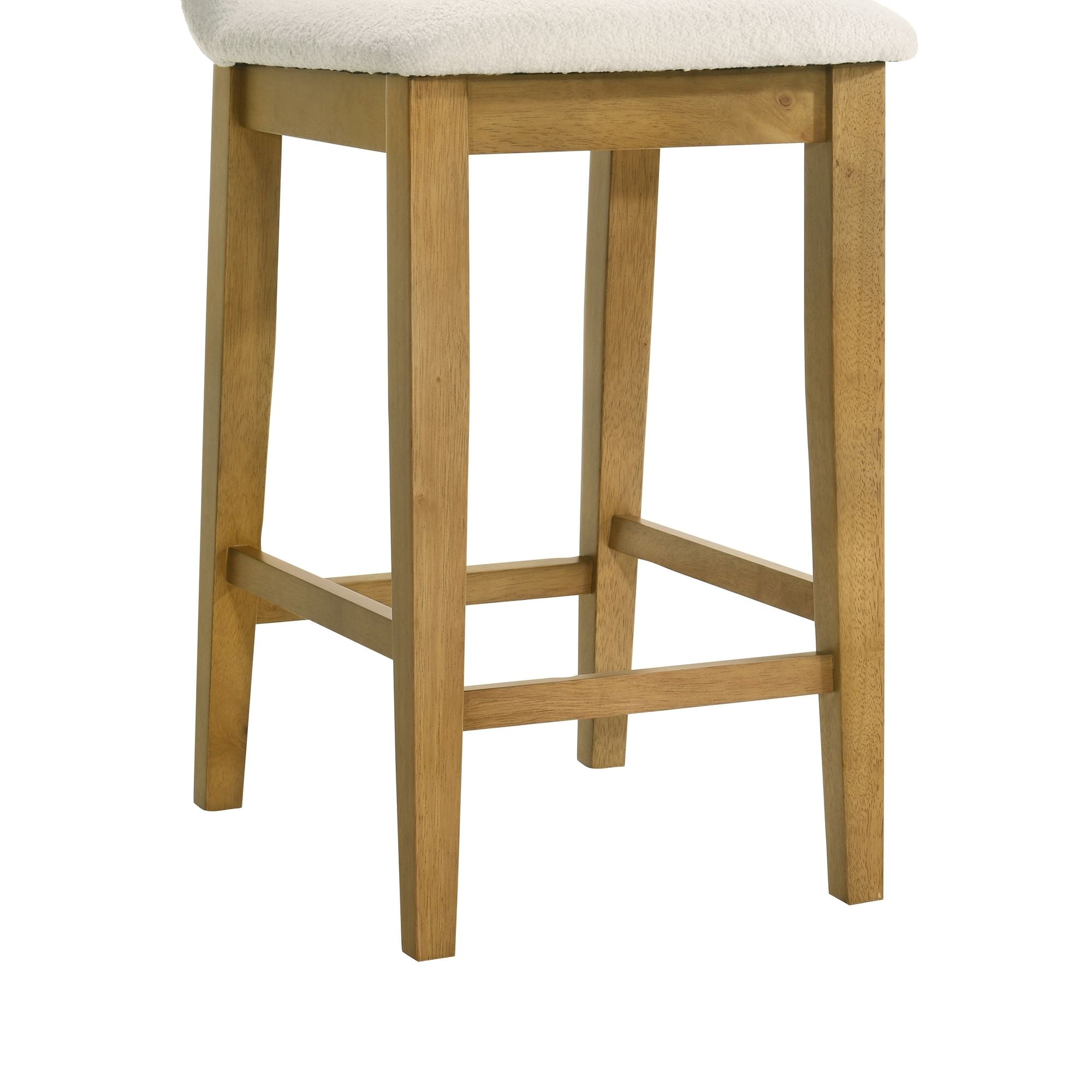 Annikah - Modern Transitional Wood Counter Height Kitchen Bar Stool