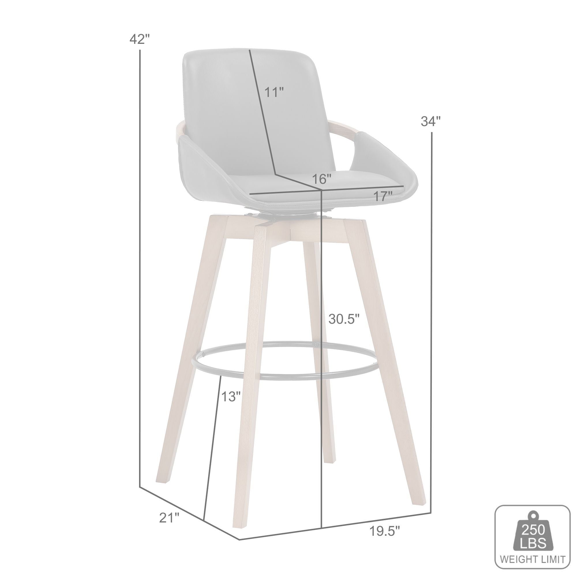 Baylor - Swivel Bar Stool