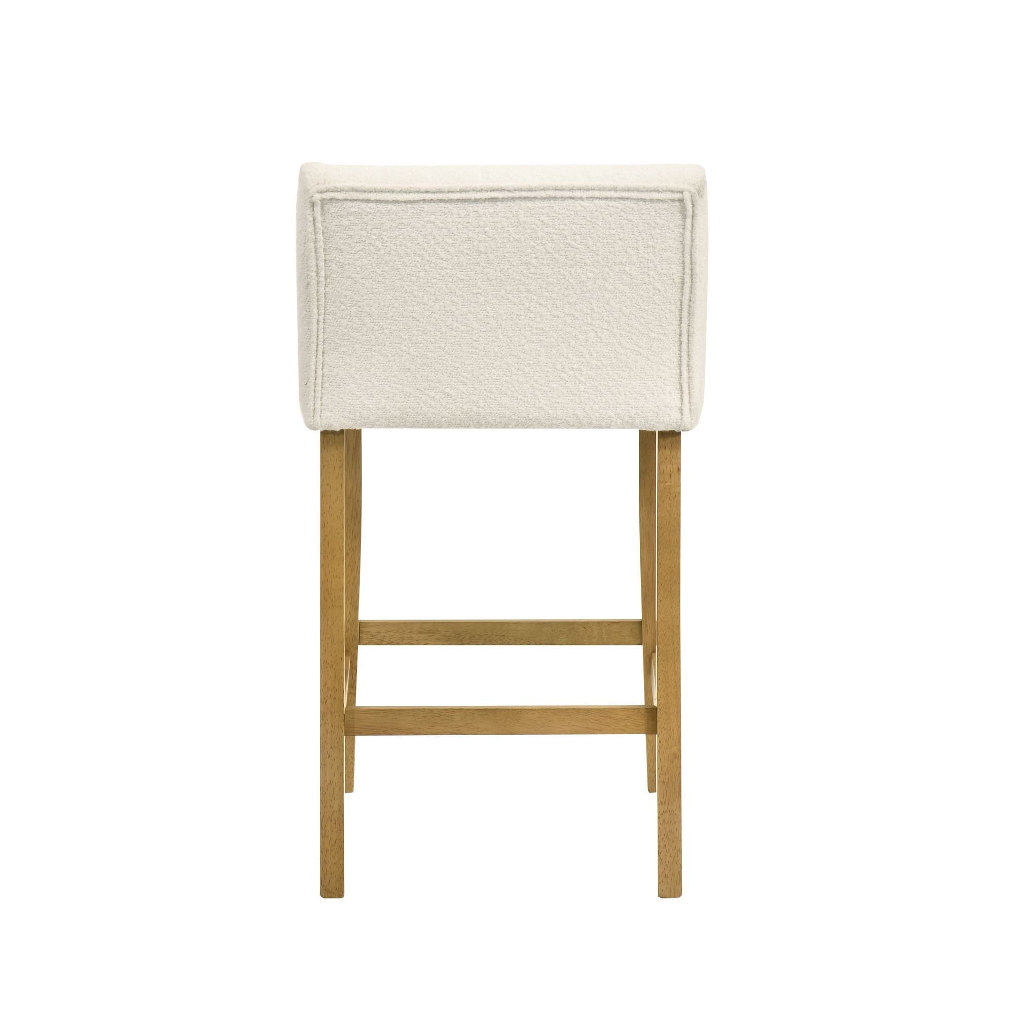 Fauna - Modern Transitional Wood Counter Height Kitchen Bar Stool