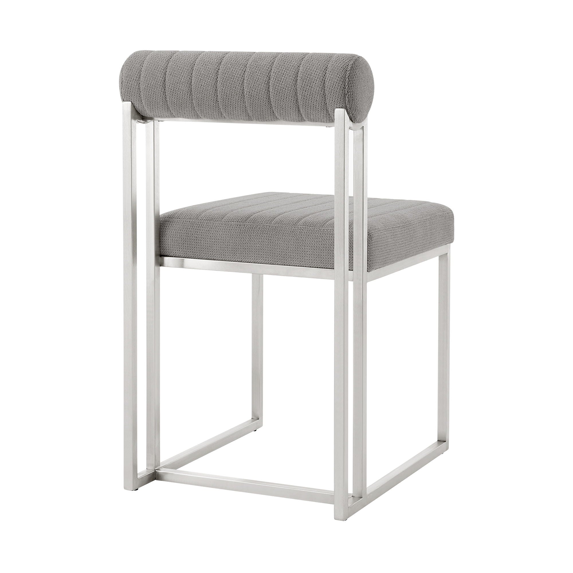 Anastasia - Dining Room Chair Set With Brushed Silver Frame