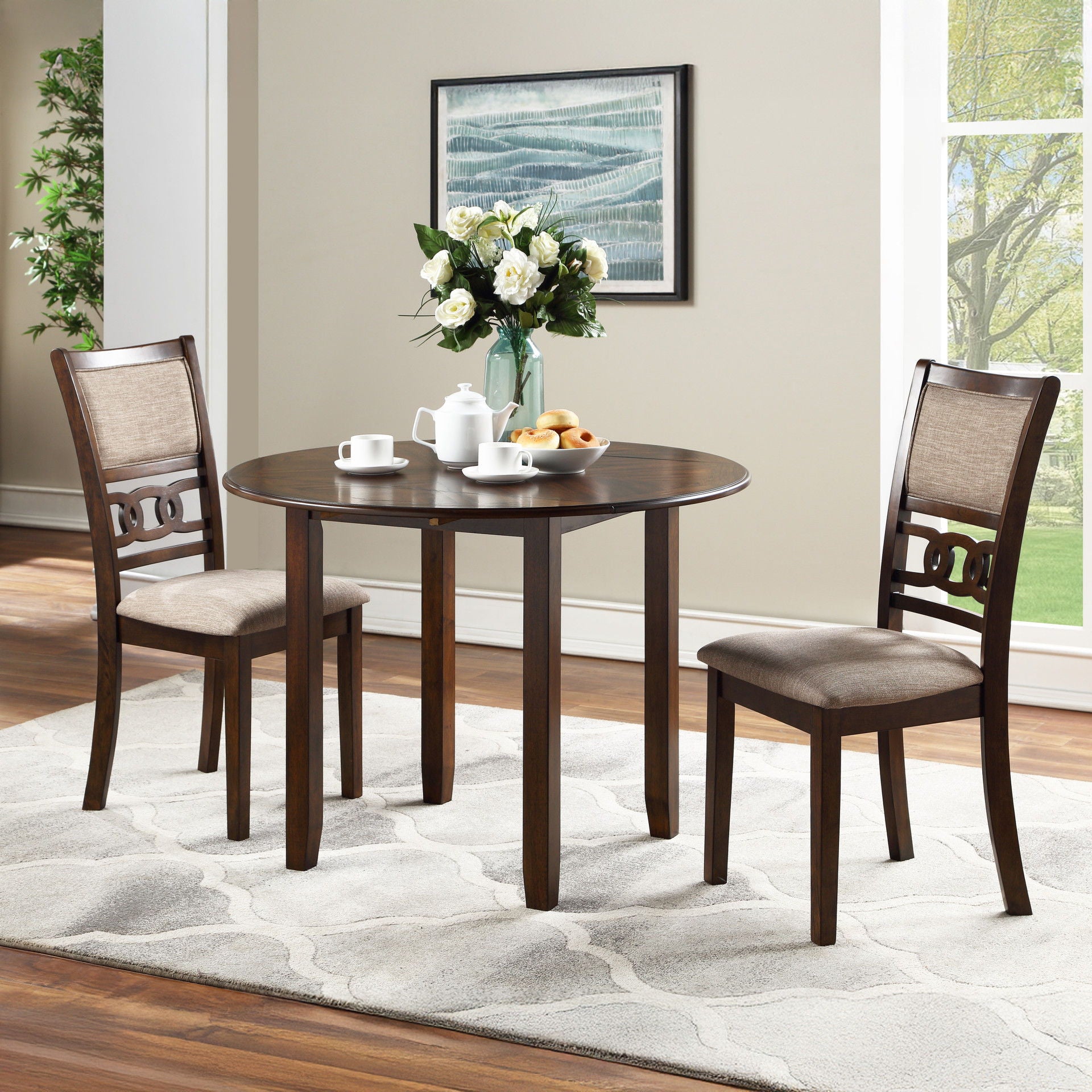 Gia - Table Set With 2 Chairs