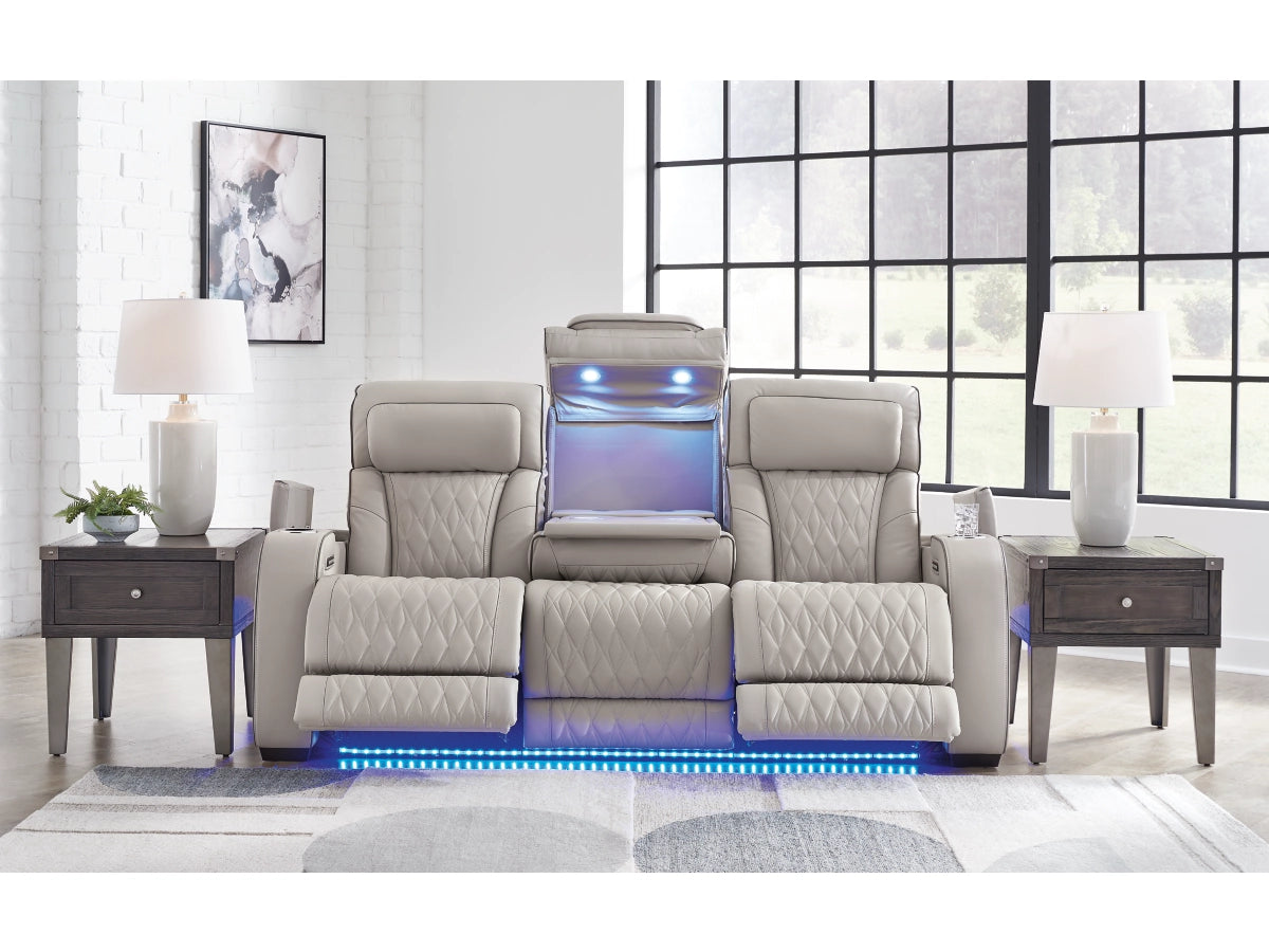 Boyington - Power Reclining Sofa With Adj Headrest #