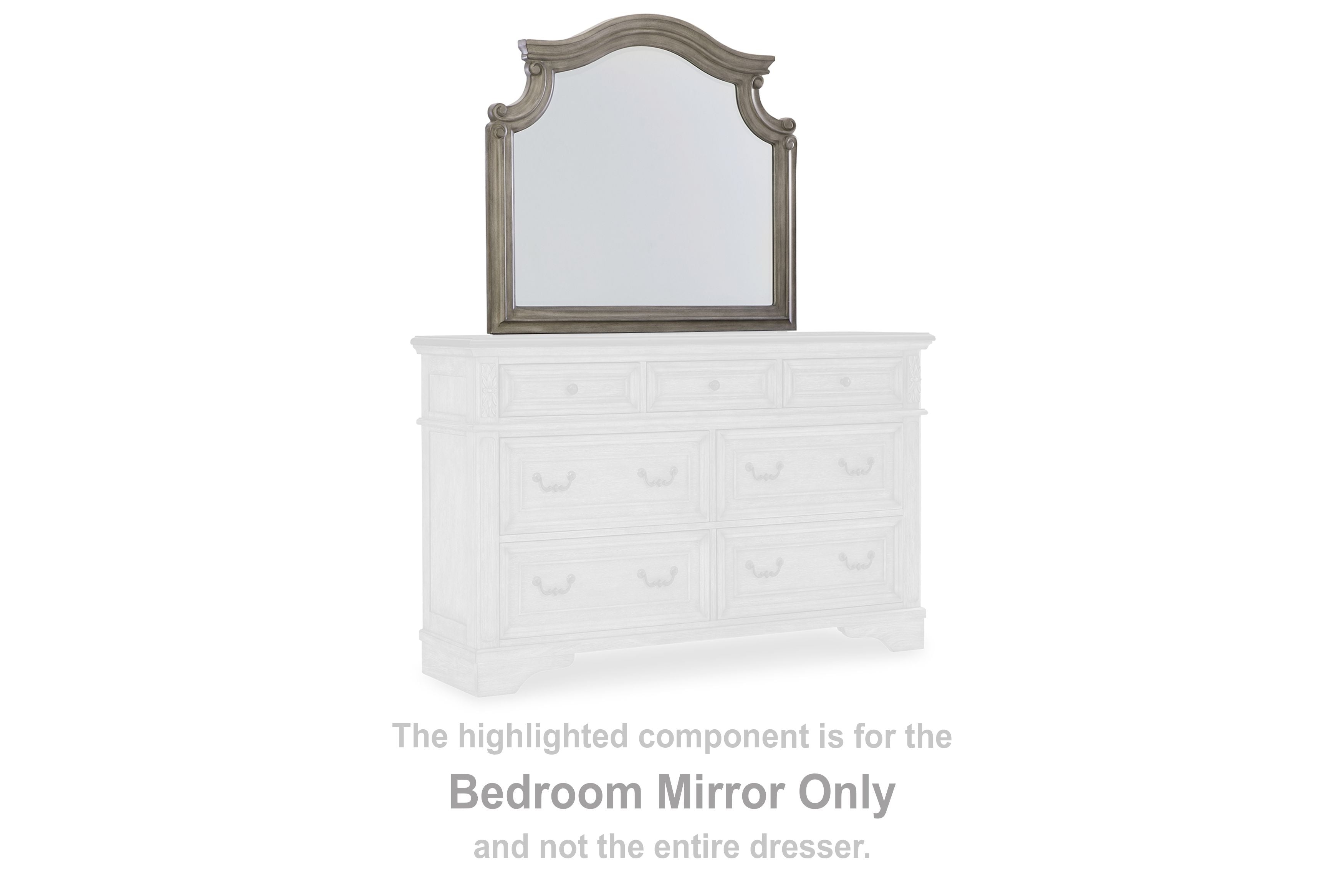 Lodenbay - Bedroom Mirror - Antique Gray