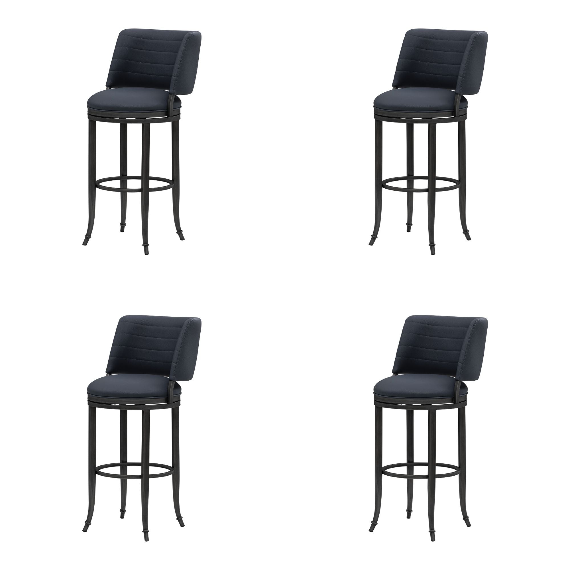 Torres - Upholstered Swivel Barstool