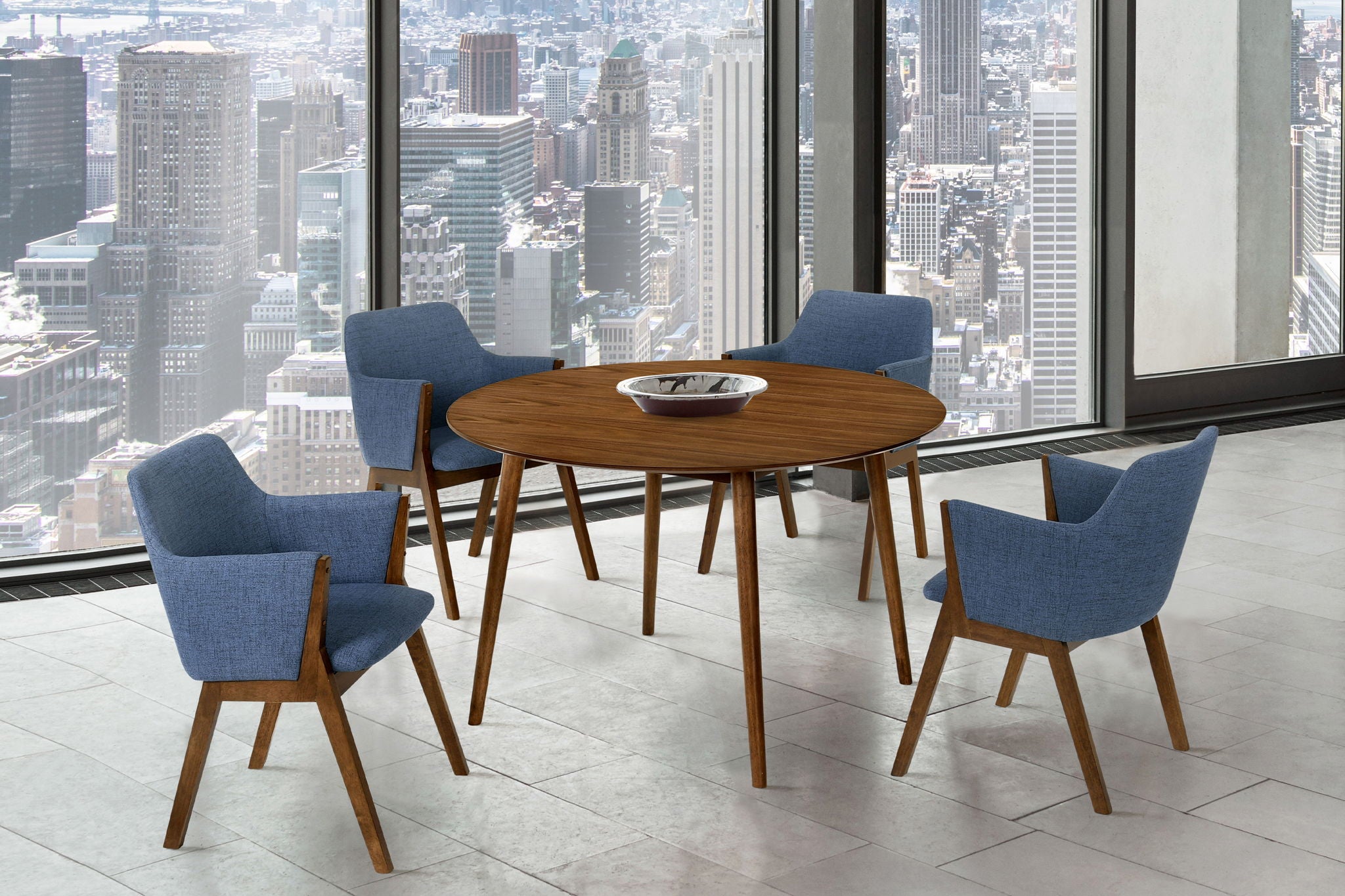 Arcadia And Renzo - 48" Round Dining Room Set