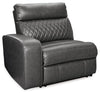 Samperstone - LAF Zero Wall Power Recliner - Gray