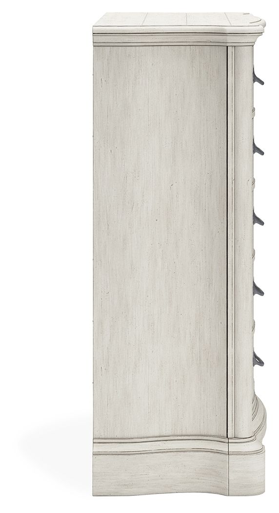 Arlendyne - Five Drawer Chest - Antique White