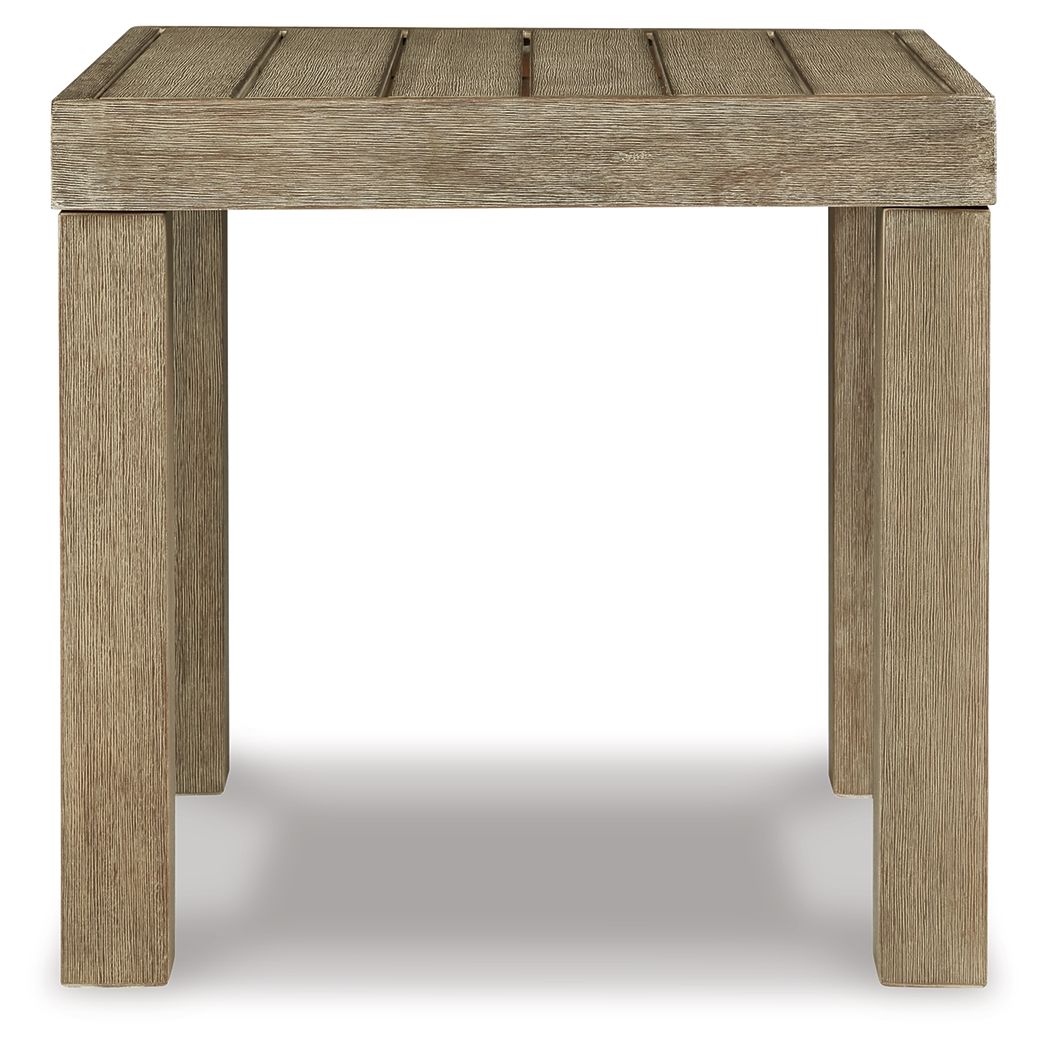 Silo Point - Square End Table - Brown