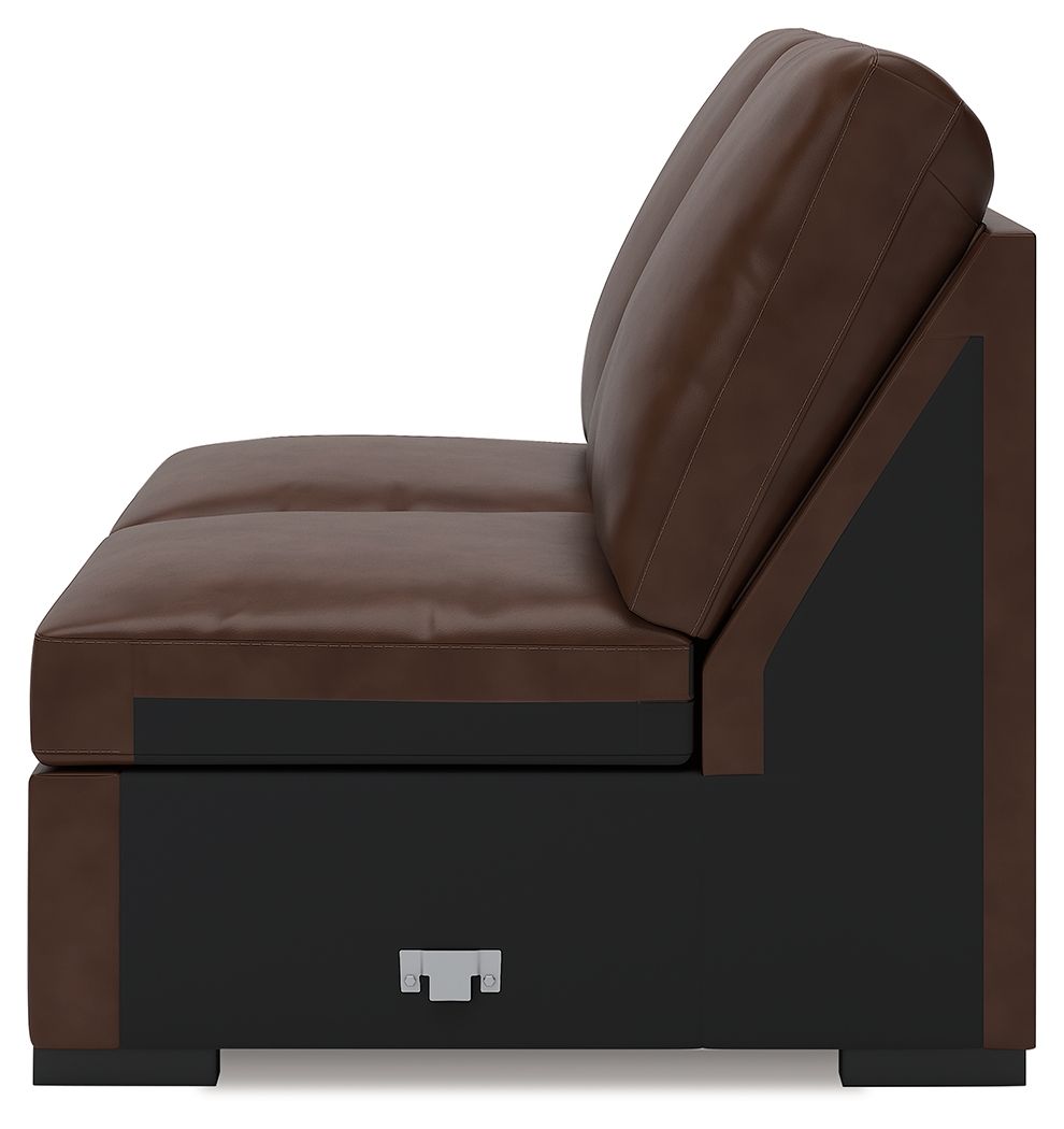 McDowlan - Armless Loveseat - Coffee