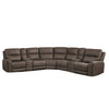 Gaia - 7 Piece P2 Power Sectional - Brown